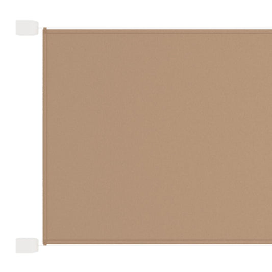 Vidaxl Toldo Vertical Tela Oxford Gris Taupé 60x800 Cm_0