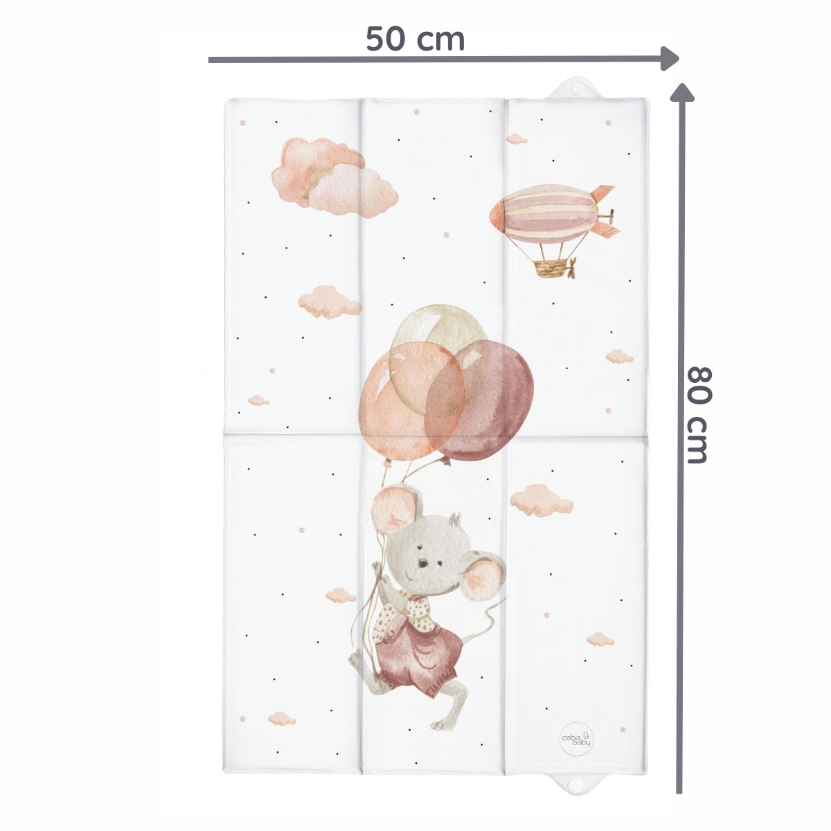 Basic Cambiador Plegable Xl Ceba Baby | Más Espacio Fuera De Casa, Sin Ocupar Más En El Bolso_3