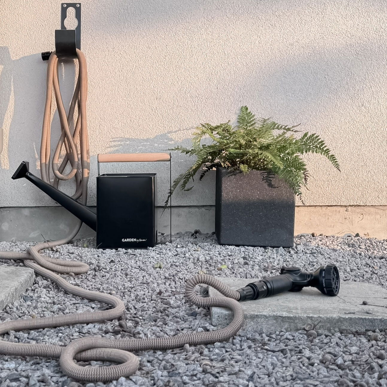 Manguera De Riego Deluxe - Arena, 15 M, Tejido, Látex, Se Expande Con El Agua._3