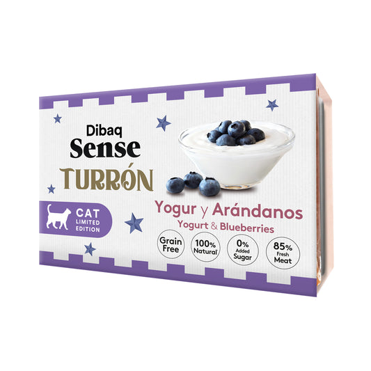 Dibaq Sense Turrón Para Gatos De Yogur Y Arándanos 100g_0
