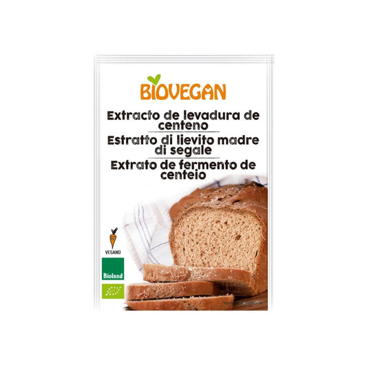 Masa madre (fermento) centeno BIO Biovegan sobre 30 g