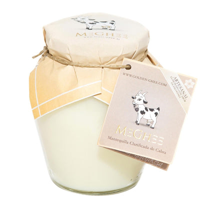 MeGhee Manteiga de Cabra Biológica Ghee Ghee de Cabra Dourada 370 ml
