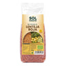 Risoni de Lentilhas Vermelha Biológica Sem Glúten Sol Natural 250 g
