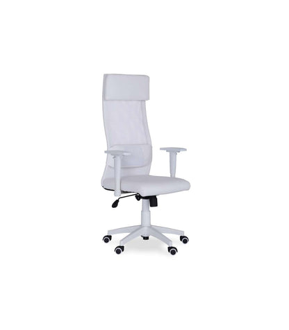 Sillón Despacho Regulable En Altura Airflow En Color Blanco 120/128cm(alto) 65cm(ancho) 6_0
