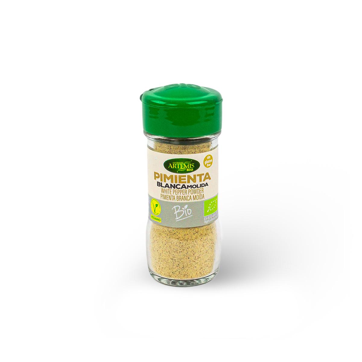 Pimenta branca moída Artemis, 38 g