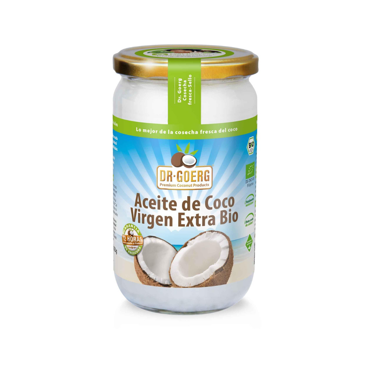 Óleo de coco comestível biológico Dr. Goerg 1 L