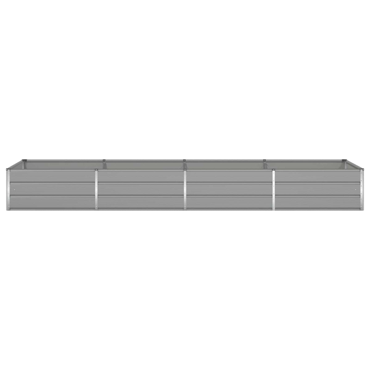 Jardinera Gris Claro 385 X 100 X 45 Cm Acero Galvanizado_4