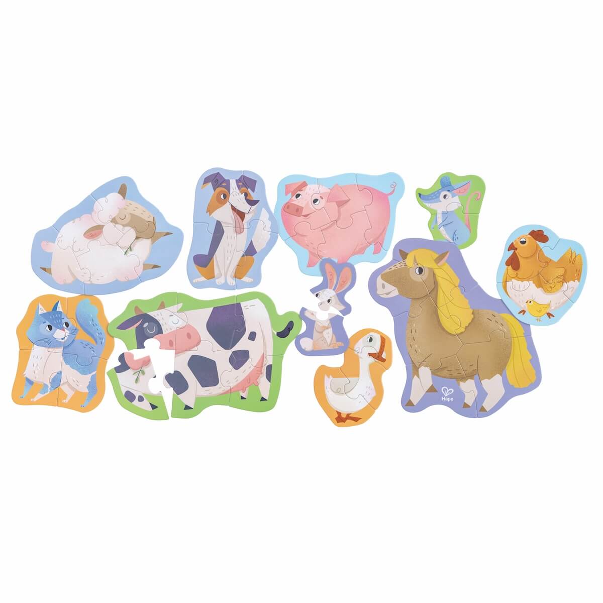 Puzzle Farmyard Friends Hape_1