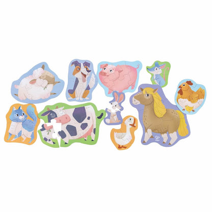 Puzzle Farmyard Friends Hape_1
