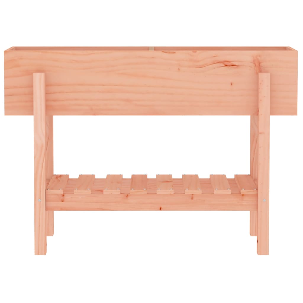 Arriate Elevado Jardín Madera Maciza Abeto Douglas 101x30x69 Cm_3