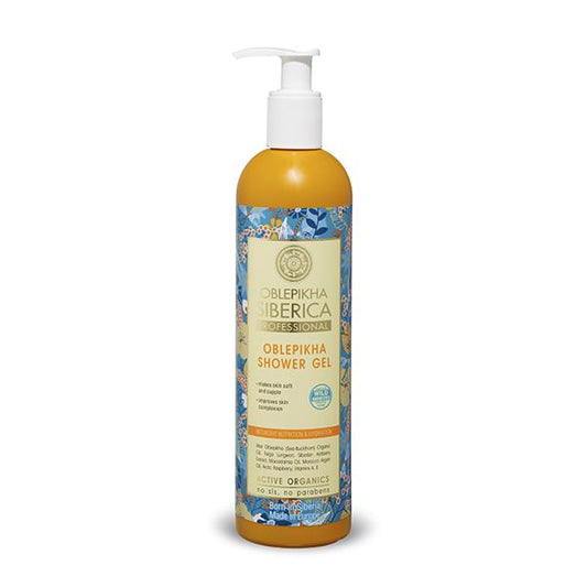 Gel de banho Oblepikha Nutrição e Hidratação Intensiva 400 ml
