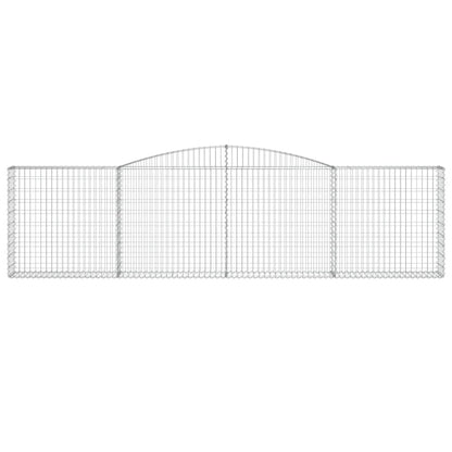 Cestas De Gaviones 25 Uds Forma De Arco Hierro 400x30x100/120cm_3