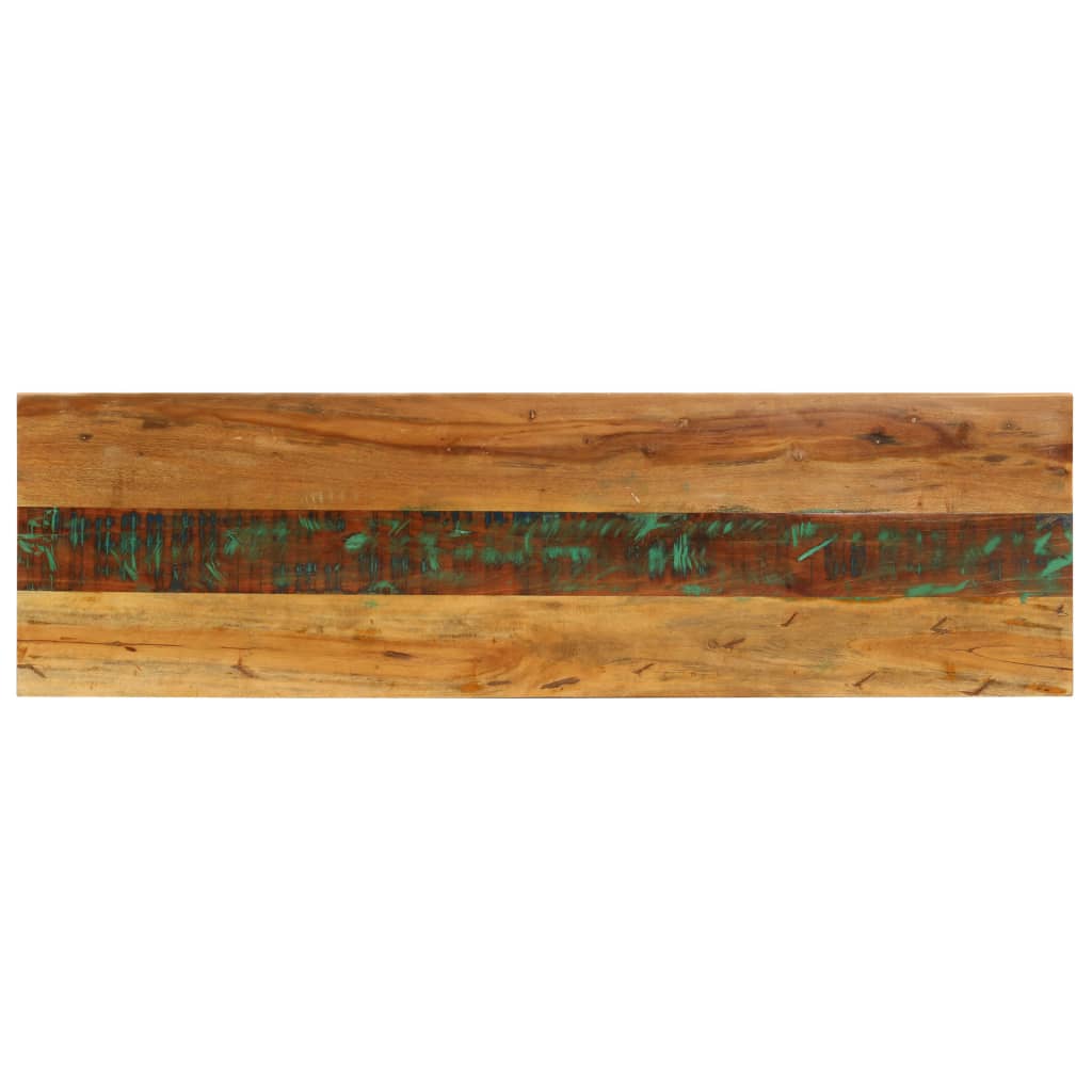 Mesa Consola Madera Maciza Reciclada 120x35x76 Cm_2