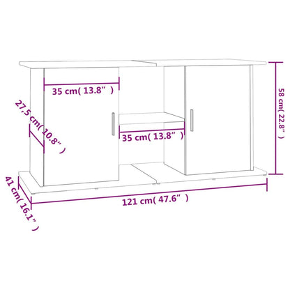 Vidaxl Soporte De Acuario Madera Ingeniería Marrón Roble 121x41x58 Cm_2
