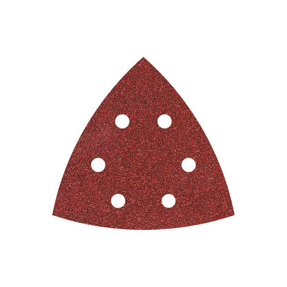 5 folhas de lixa adesivas perfuradas de 105 mm
