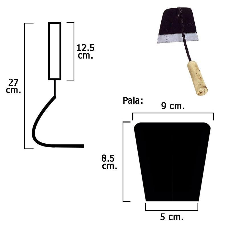 Almocafre Artesano Pequeño Boca Ancha_1