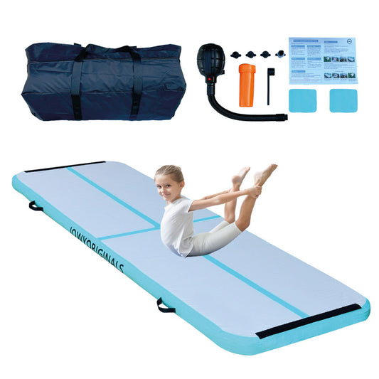 Jowy Airtrack 300x100x10cm Colchoneta Inflable, Color Azul_0