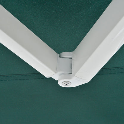 Outsunny Toldo Manual Retráctil Con Manivela 250x200 Cm Aluminio Ajustable_5