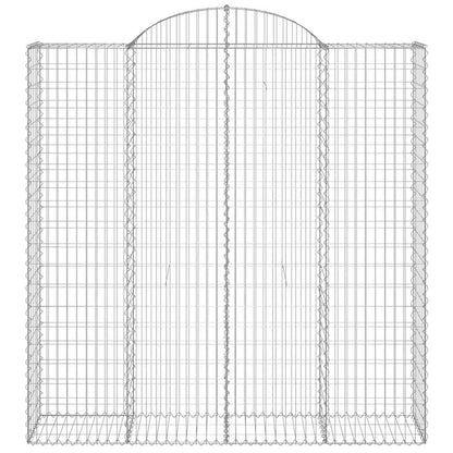 Cestas De Gaviones 7 Uds Forma De Arco Hierro 200x50x200/220 Cm_3