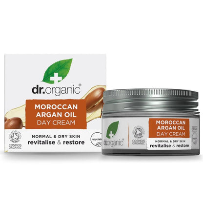 Kit de oferta facial com óleo de argão Dr. Organic