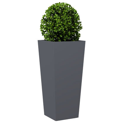 Jardinera Hexagonal Acero Antracita 35x35x75 Cm_2