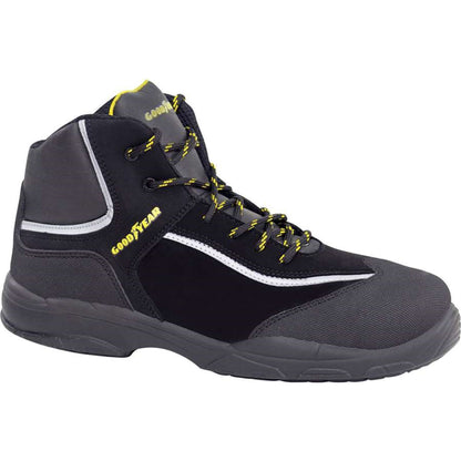 Goodyear Bota De Seguridad En Piel Nobuk Hidrorepelente Color Negro Talla 35_0
