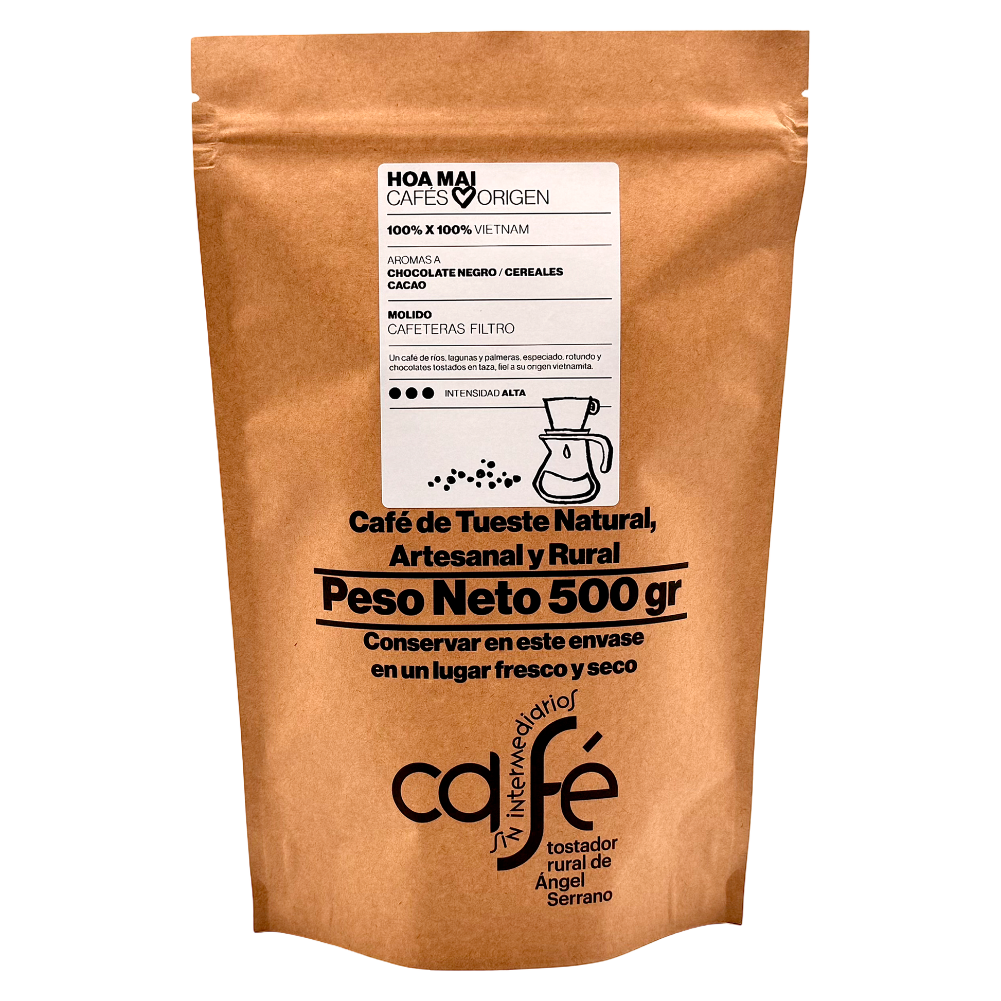 Cafe Sin Intermediarios Café Vietnam Hoa Mai Molido Filtro 500 G_0