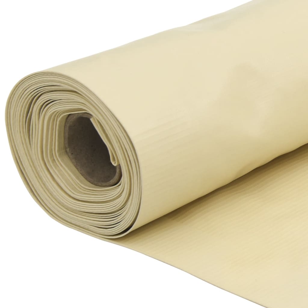 Pantalla De Privacidad De Balcón Pvc Crema 1000x120 Cm / Vetonek_4