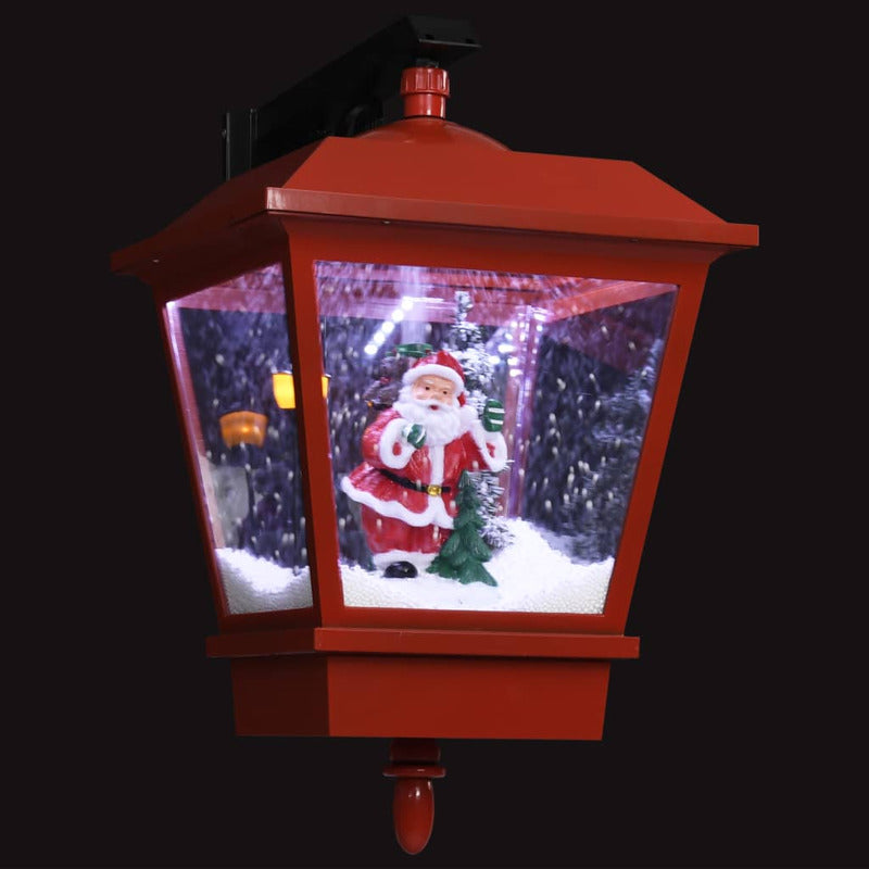 Vidaxl Lámpara De Pared De Navidad Led Y Papa Noel Rojo 40x27x45 Cm_5