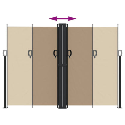 Vidaxl Toldo Lateral Retráctil Gris Taupe 180x1000 Cm_4