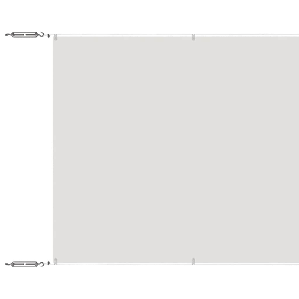 Vidaxl Toldo Vertical Blanco 100x1000 Cm Tela Oxford_0