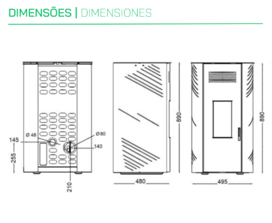 Estufa De Pellets Mekka Modelo Lucy 8_2