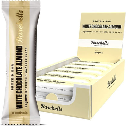Caja De 12 Barritas White Chocolate Almond Barebells_0