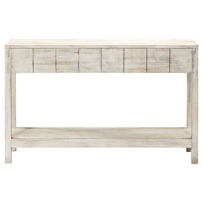 Mesa Consola De Madera Maciza De Mango 120x35x75 Cm_0