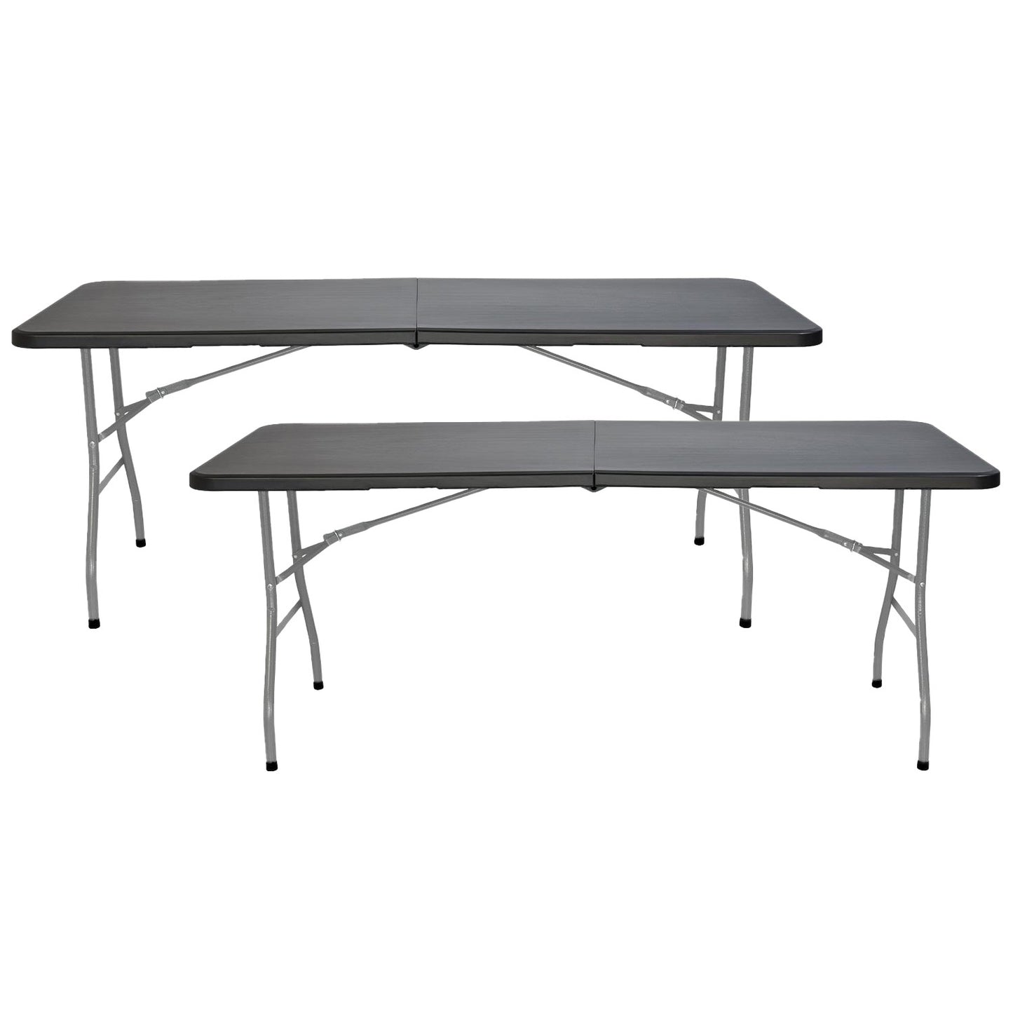 Pack 2 Mesas Plegables 180cm Rectangular Catering O91_0