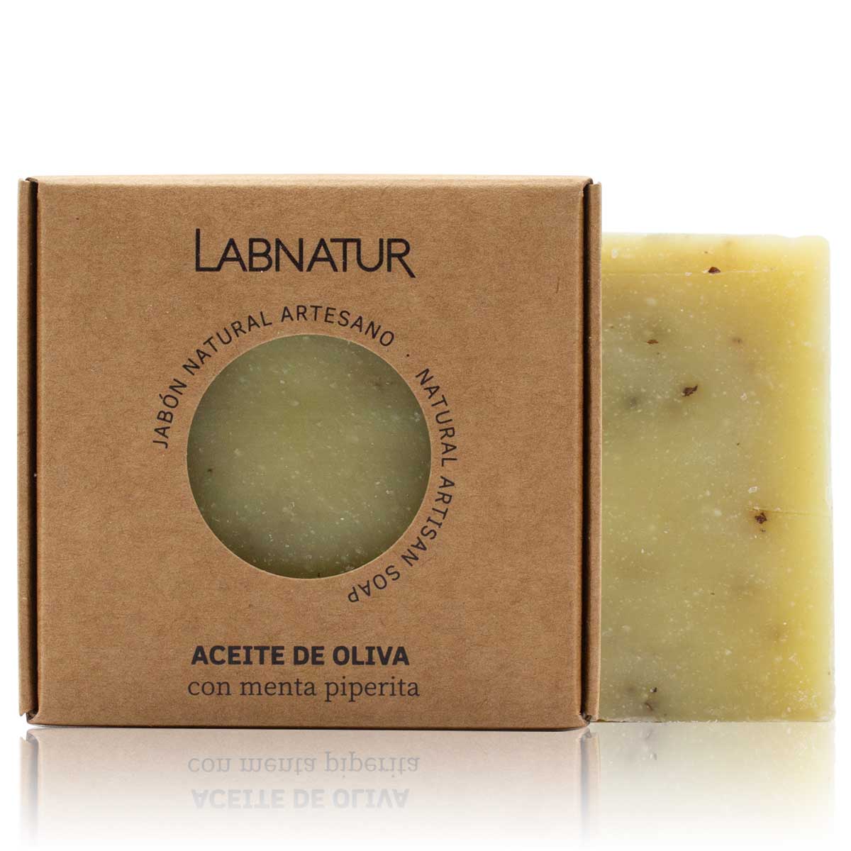 Jabón Natural Aceite de Oliva Premium Labnatur 100 g | Hidratante | Nutritivo | Piel Suave_0