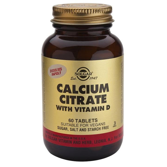 Citrato de Cálcio com Vitamina D3-Solgar