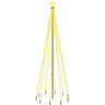 Vidaxl Árvore de Natal com espigão 310 Led Branco Quente 300 Cm