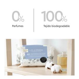 Toalhitas húmidas Lillydoo 99% água, 15 unidades
