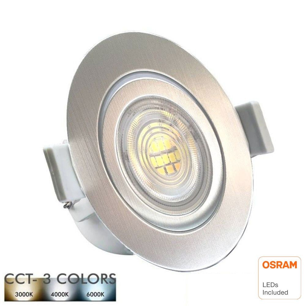 Downlight Led Koob, Osram Chip, 7w, Cct, Gold, 3000-4000-6000k_2
