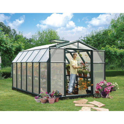 Estufa Hobby Gardener 391x266 cm Canopia Verde de Camada Dupla da Palram 
