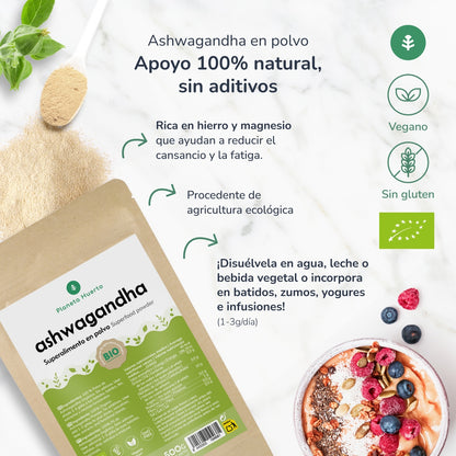 Ashwagandha em pó ECO Planeta Huerto 500 g