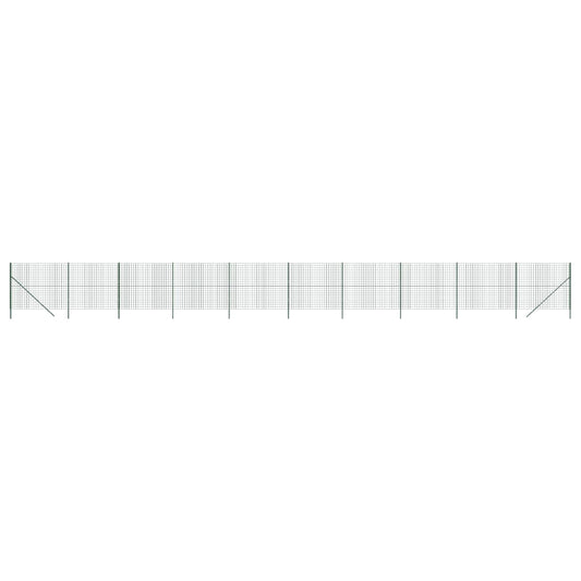 Cerca De Alambre De Acero Galvanizado Verde 1,4x25 M / Vetonek_0