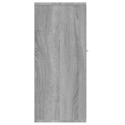 Aparador De Madera Contrachapada Gris Sonoma 88x30x70 Cm / Vetonek_0