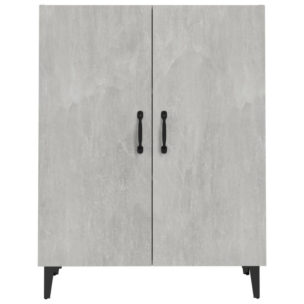 Aparador De Madera Contrachapada Gris Hormigón 70x34x90 Cm / Vetonek_1