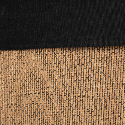 Cesta De Ropa Esquina 48l Bambú Y Tejido Negro_2
