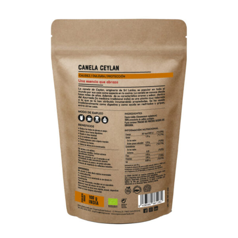 Canela En Polvo Raw Sin Gluten Bio_1