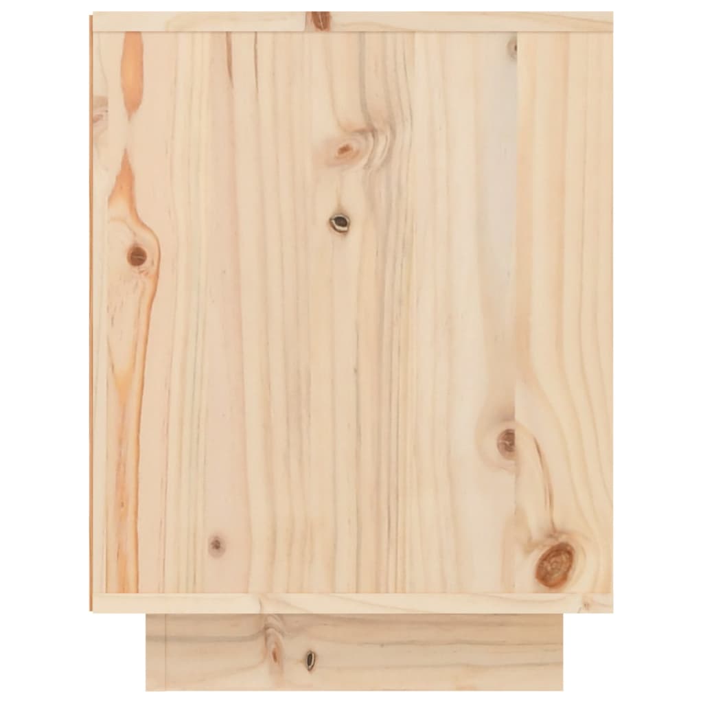 Armario Zapatero De Madera Maciza De Pino 60x34x45 Cm / Vetonek_5