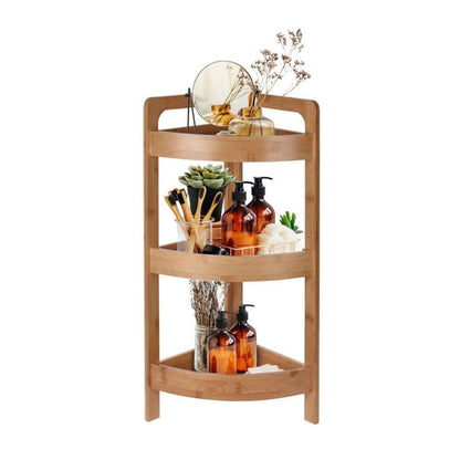 Well Home Estantería De Baño Con 3 Estantes En Bambú H.61cm_3