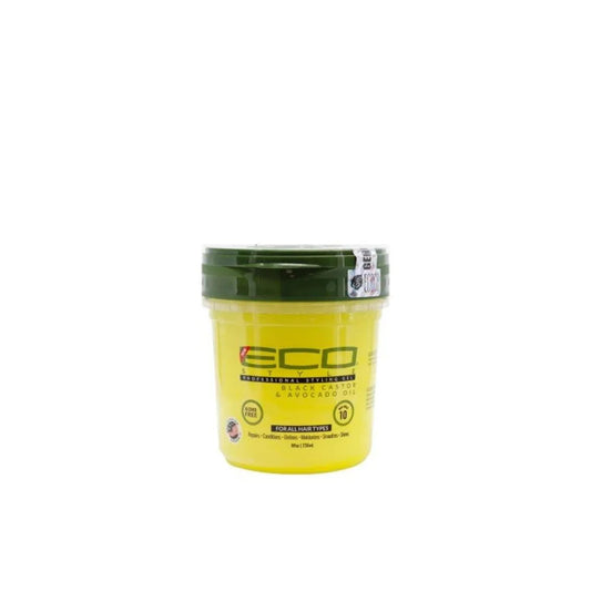 Gel De Estilo Aceite De Ricino Negro Y Aguacate Eco Style 473ml_0